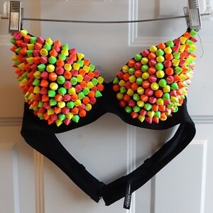 Rainbow Spike Bra